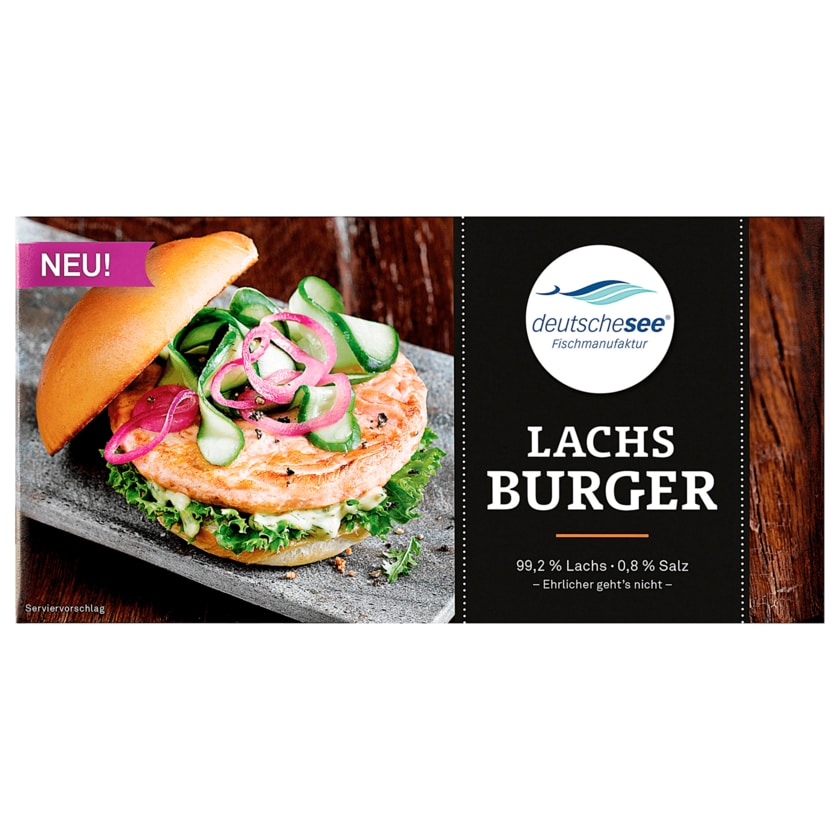 Deutsche See Lachs Burger 175g
